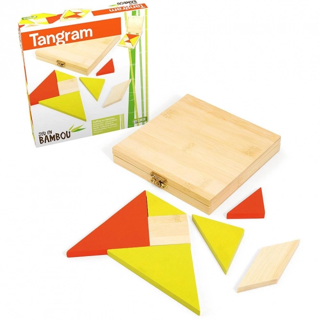 Bamboo Tangram Puzzle