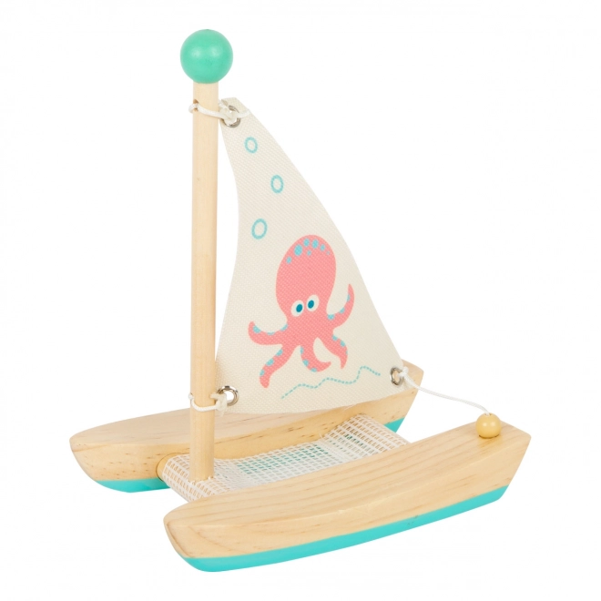 Small Foot Octopus Catamaran Bath Toy