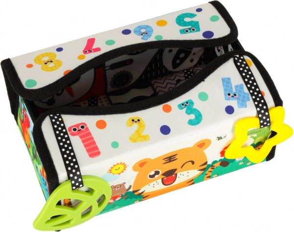 Sensory Montessori Toy with Handkerchiefs and Mat 2 in 1