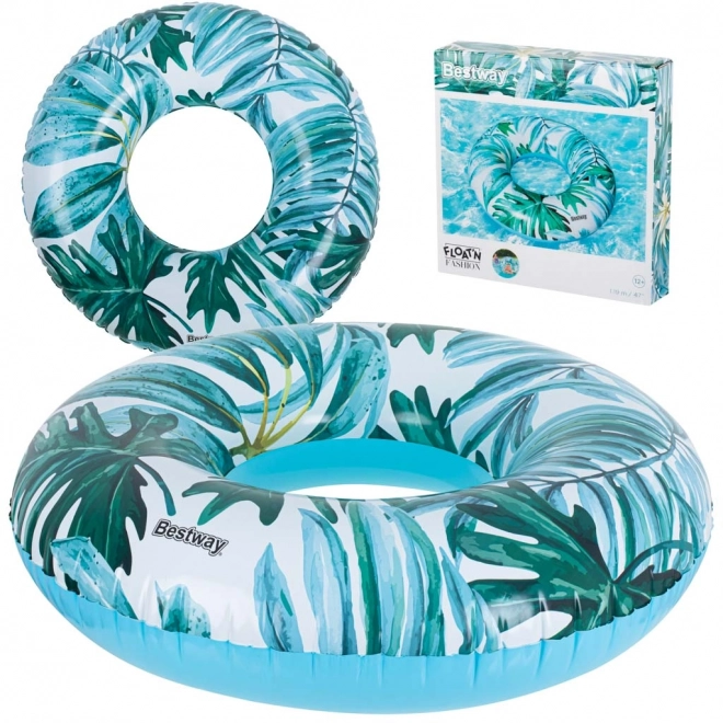 Inflatable Tropical Palms Swimming Ring by Bestway