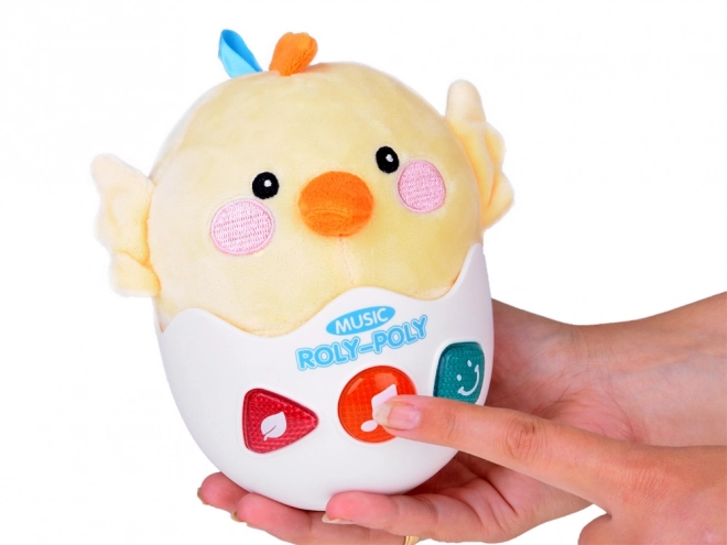 Interactive Chick Musical Toy with Lullabies and Lights