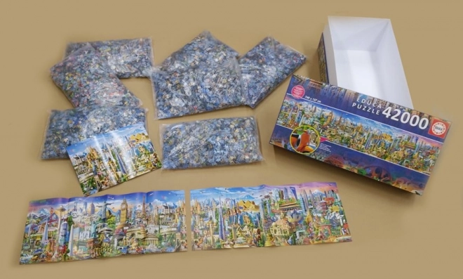 EDUCA Puzzle Around the World 42000 Pieces