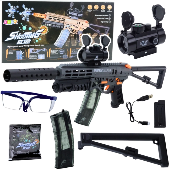 Electric Gel Blaster MK7 with Battery and Accessories
