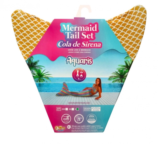 Mermaid Tail Monofin Sunny Set