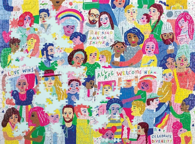 Welcome Everyone! 1000-Piece Family Puzzle