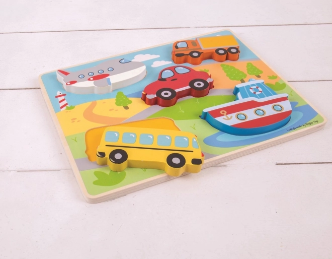 Bigjigs Toys Transport Puzzle