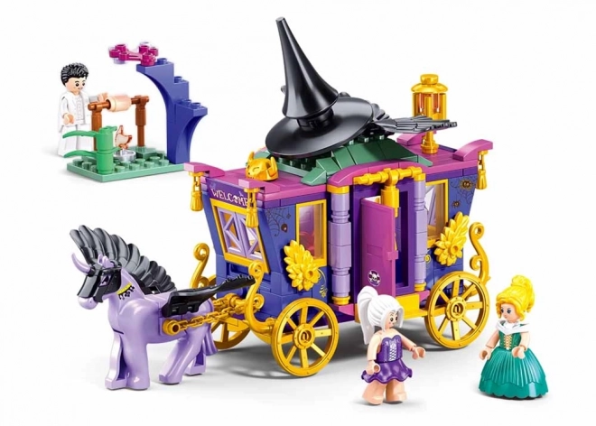 Sluban Girls Dream Magical Unicorn Carriage