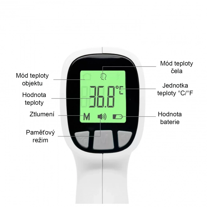 Digital Contactless Thermometer Blue