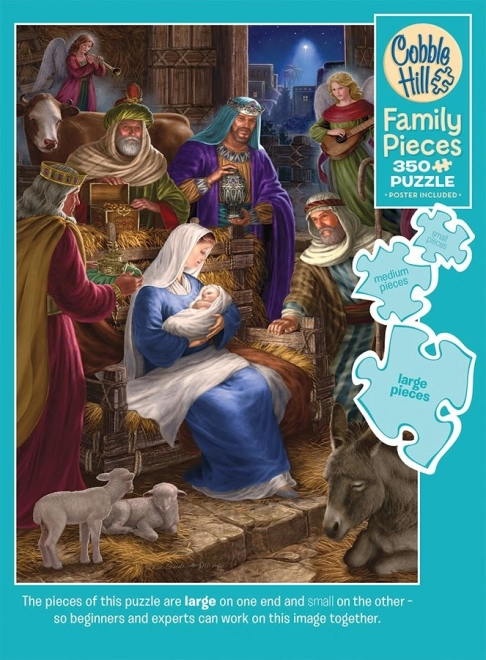 Cobble Hill Familienpuzzle Heilige Nacht 350 Teile