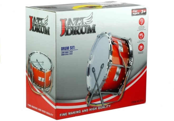 Musical Drum with Sticks and Adjustable Straps