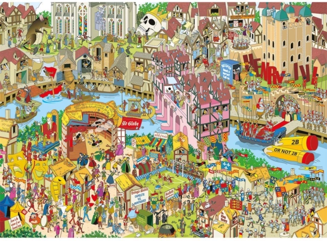 Puzzle Gibsons Jokesaws : Shakespeare Shuffle 1000 pièces
