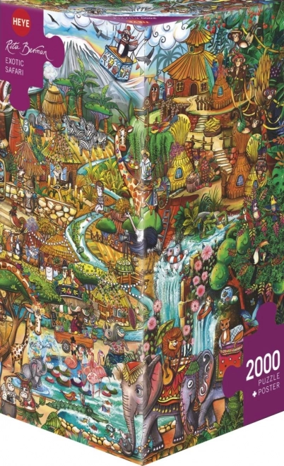 Heye Puzzle Exotic Safari 2000 Pieces