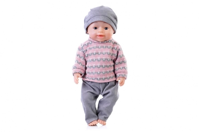 Interactive Crying Baby Doll 43 cm by Natalya Collection