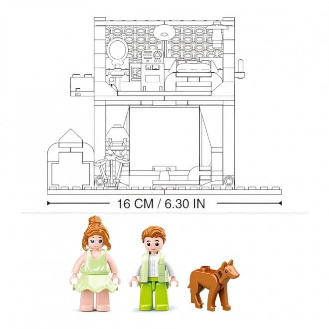 Sluban Girls Dream Neighbor's House Building Set