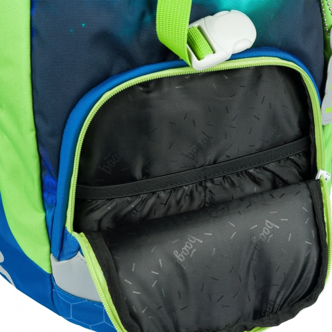 Lightweight School Backpack Airy with Football Design