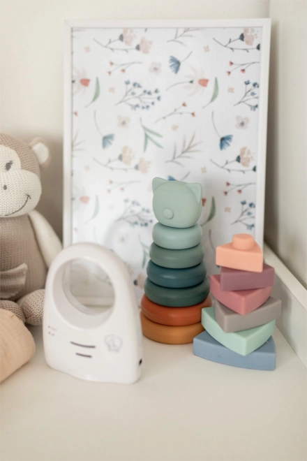 Silicone Stacking Tower and Teether Bear