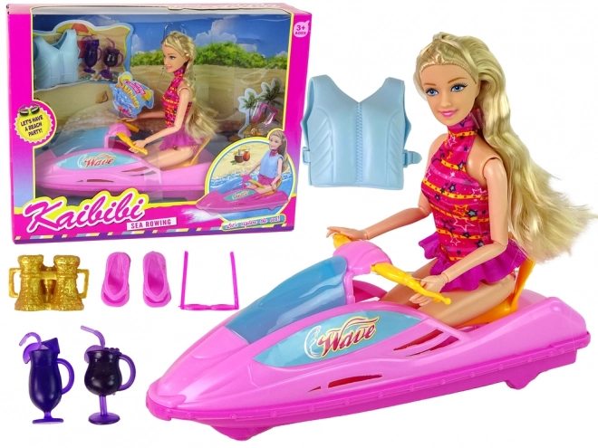 Doll and Speedboat Adventure Set