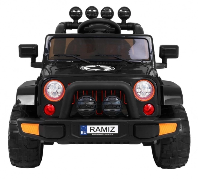 Auto Terenové pre Deti s Lakovaním Moro a 4x4 Pohonom – Čierna