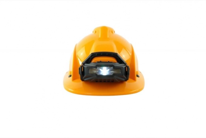 Construction Helmet with Removable Headlamp