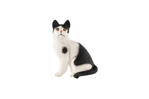 Plastic Domestic Cat Figurine 4cm in Bag