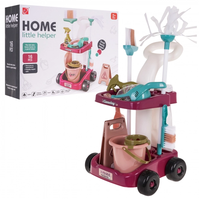 Cleaning Set with Interactive Vacuum for Kids