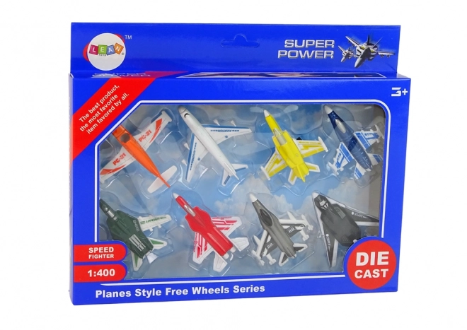 Passenger Jet Plane Set - 8 Piece Collection