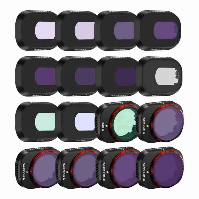 Set of 16 Filters for DJI Mini 4 Pro Drone