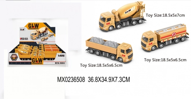 Metalowy model ciężarówki