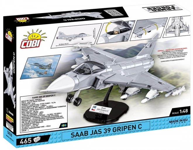 Modern Multifunctional Fighter JAS 39 Gripen C by SAAB