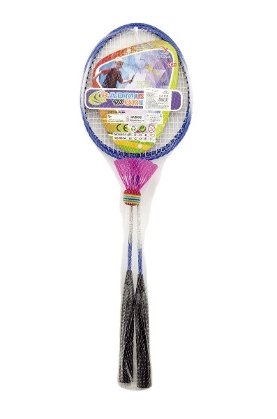 Badminton Set with 2 Rackets and 1 Shuttlecock