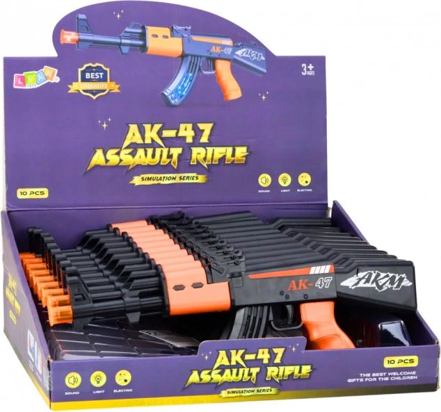 Children's Toy Rifle AK47 with Lights and Sounds