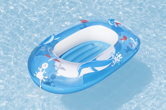 Inflatable Dolphin Boat for Kids 3+