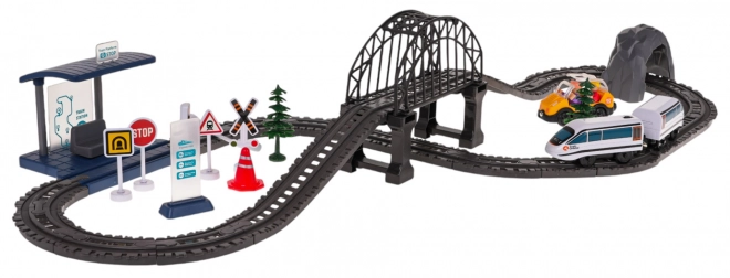 Train Station Set and Accessories 76 Pieces