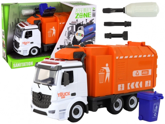 Recycling Truck DIY Assembly Kit with Sounds