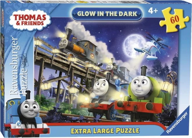 Ravensburger Leuchtendes Puzzle Thomas die Lokomotive XL 60 Teile