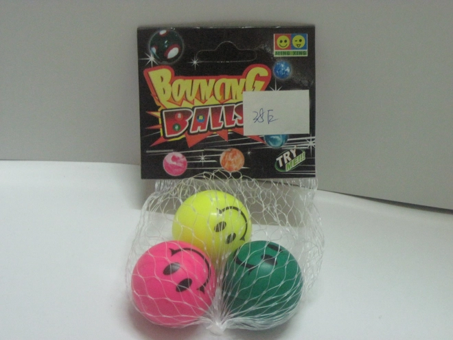 Smiley Bouncing Balls Set