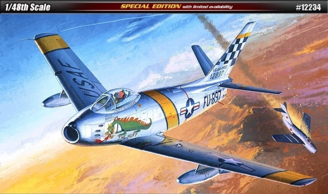 Model of U.S. Air Force F-86F The Huff 1/48 Scale