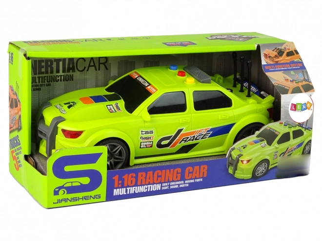 Green Racing Sport Car with Sound