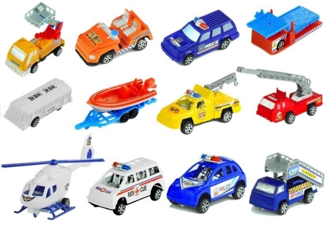 Large 41-piece Airport Playset with Plane and Vehicles