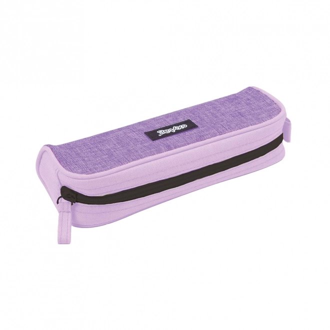 Large student pencil case pastel violet