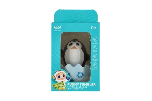 Roly Poly Penguin Toy with Sound