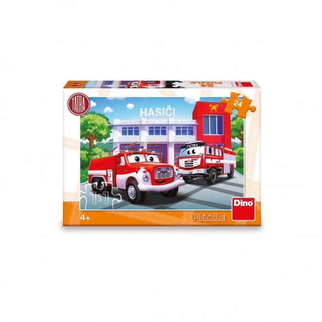 Dino Firefighter Tatra Puzzle 24 Pieces