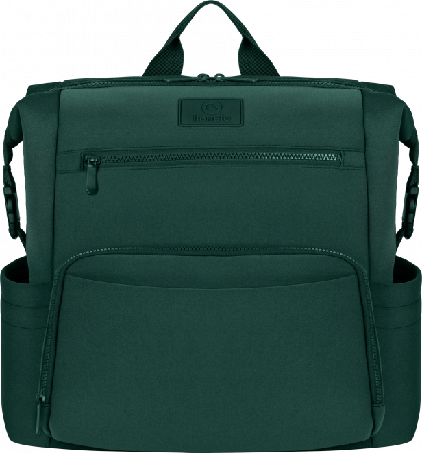 Lionelo diaper backpack cube in forest green – Green Forest