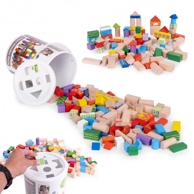 Eco-friendly children's wooden blocks