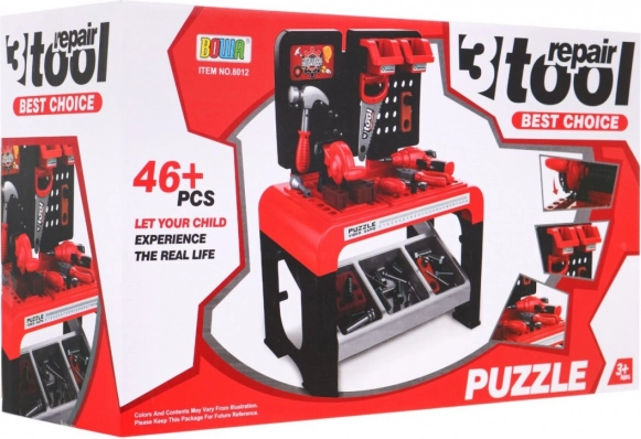 46‑piece tool set for little builders