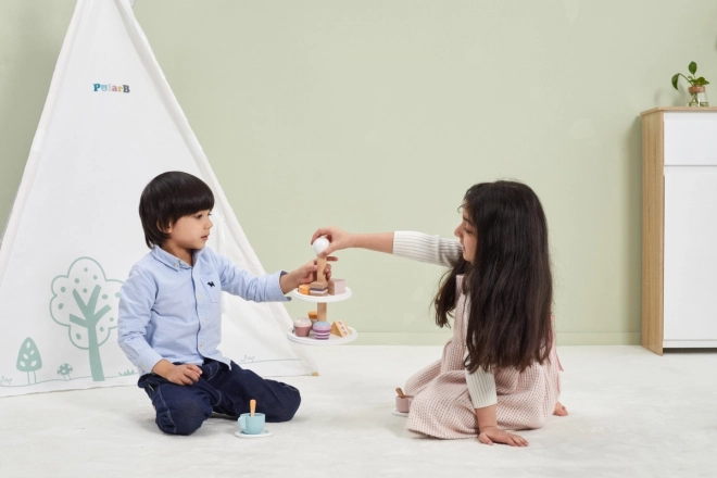 Wooden Tea Set for Kids