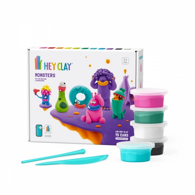 Hey Clay Monster Play Dough Set