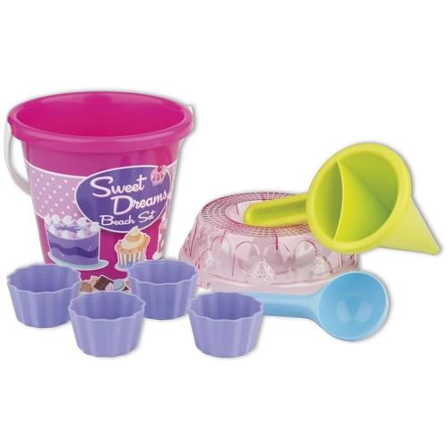 Androni Sand Set with Funnel - Medium, Pink