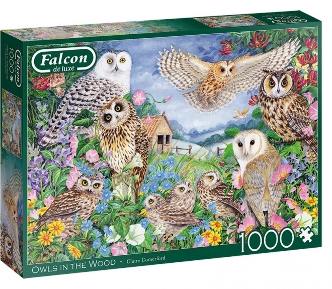 Falcon Puzzle Owls In The Forest 1000 Pieces