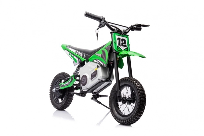 Electric Green Kids Dirt Bike